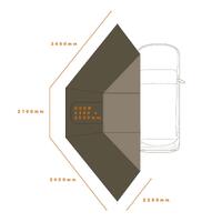 Darche Eclipse 180 Wall Sets Gen 2 Solid