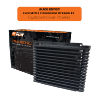 Direction Plus Transchill Arctic Black Transmission Cooler Kit - Suits Toyota Landcruiser 76/78/79 Series 4Cyl 2023-ON