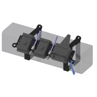 TLR Products Multi Trailer Plug Bracket 3 plug to suit Universal Fitment to 90mm x 90mm square towbars.