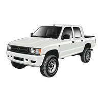 Snap Shades Car Window Shades - Suits Toyota Hilux Dual Cab Ute 6th Generation N140/N150/N160/N170 1997-2005