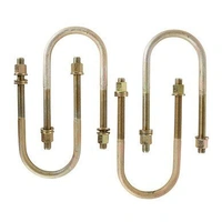 CalOffroad Round Top U Bolt, 90 mm x 230 mm x 14 mm - Ford Ranger PX1 2011 - 2015,Ford Ranger PX2 2015 - 2018