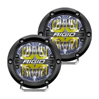 Rigid Industries 360- Series 4inch LED Off-Road Drive Optic w/White Backlight Pair