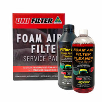 Unifilter Service Kit - 1 Litre Cleaner Citrus Based & 1 Litre Filter Oil