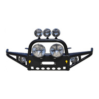 Xrox Comp-Style Bullbar - 75/78/79 Series Cab Chassis, ute & PC NOT VDJ **High Mount Winch** 1992-03/2007