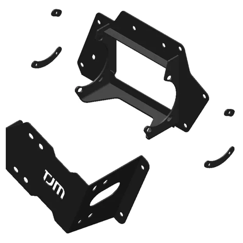 TJM Air Compressor Bracket (Black Steel)