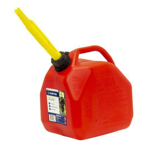 10 Litre Red Fuel Safe Jerry Can
