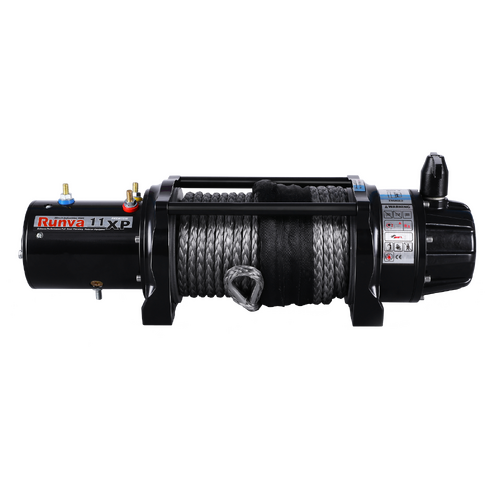 Runva 11XP Premium Black 12v Winch 11,000lb IP67 Rated