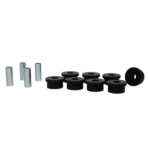 Whiteline Fitter Friendly Design Rear Trailing Arm Lower Bushing Kit - Nissan Patrol GQ Y60 Wagon 1988-1997