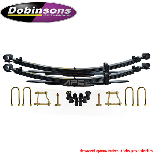Dobinsons Raised Rear Leaf Springs - Mitsubishi Triton MQ-MR 