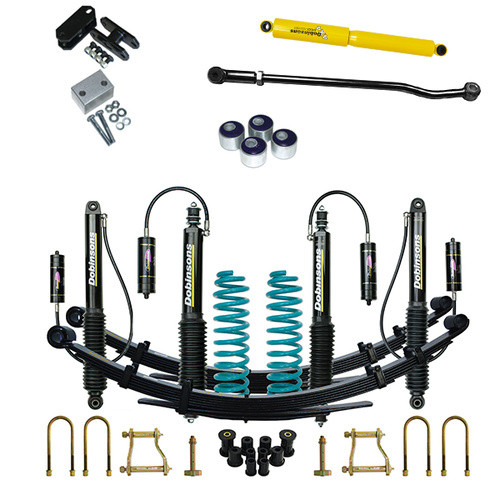Dobinsons MRA Adjustable 3" 75mm Lift Kit - Suits Toyota Landcruiser 79 Series Dual Cab 4.5L V8 Diesel 2012-2022 Pre-Facelift