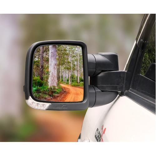 Clearview Compact Towing Mirrors - Mitsubishi Triton MQ 2016 - 2018