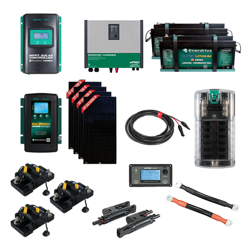 Enerdrive Ultimate Off Grid Power Pack w/ 600ah Lithium