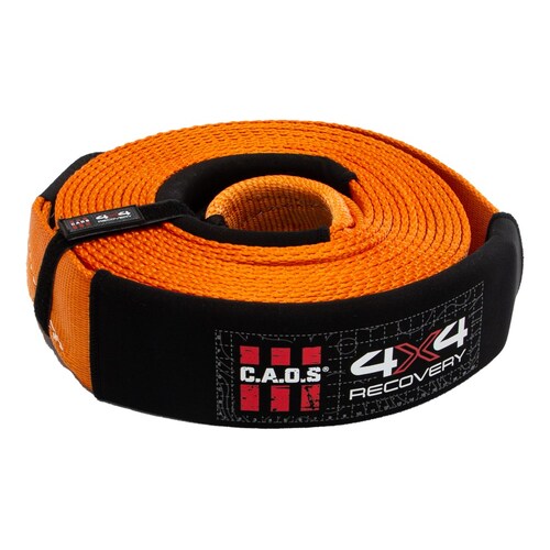 CAOS 8T Snatch Strap 75mm x 9m (Orange)