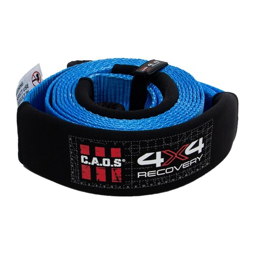 CAOS 10T Tree Saver / Winch Extension / Equalizer Strap 75mm x 5m (Blue)