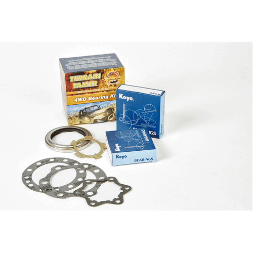 Terrain Tamer Rear Wheel Bearing Kit & Axle Seal - Suits Toyota Landcruiser HZJ80 1/1990-