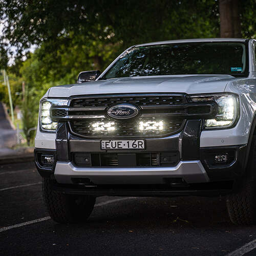 Trailbait Stedi ST3303 Twin 11" Behind Grille Light Bar Kit - Ford Ranger Next Gen 5/22-Onwards Excluding Raptor