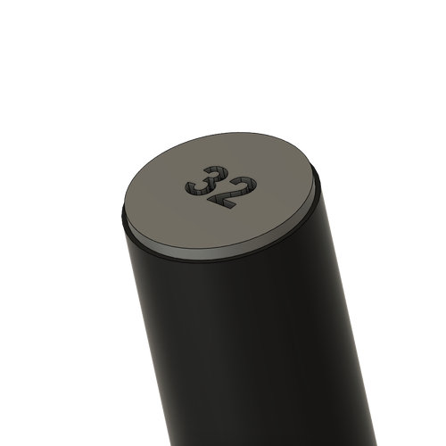 Adventure Corp 10x 32NB (42mm) Tube End Cap (Mild Steel)