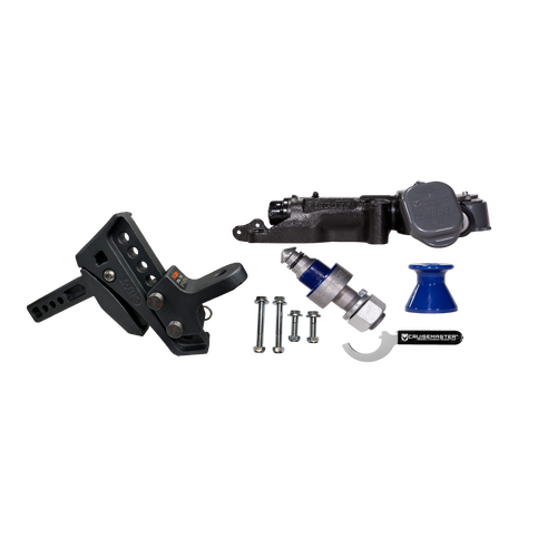 Curt Rebellion XD Shock Drop Kit + Cruisemaster DO45 Plus Kit with 1,1/4" 4500kg Tow Pin