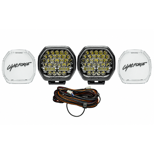 Lightforce Australian Made Beast 230 3 Mode LED Driving Light Kit with Wiring Harness