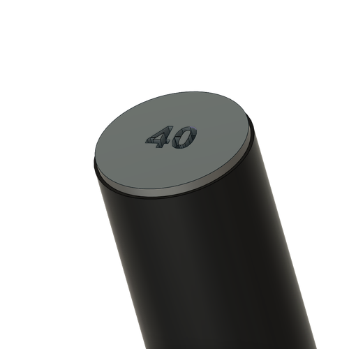 Adventure Corp 10x 40NB (48mm) Tube End Cap (Mild Steel)