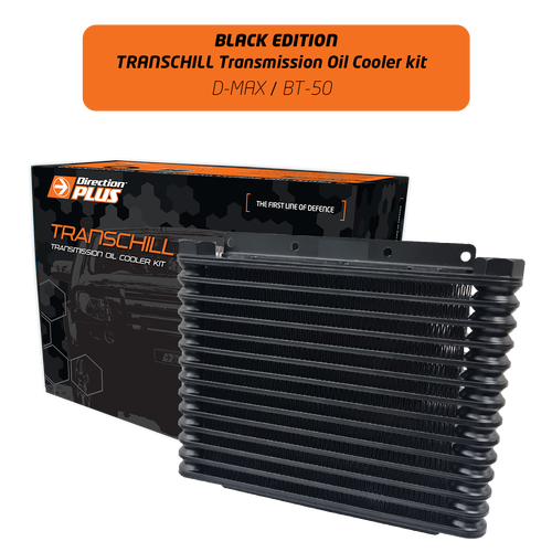 Direction Plus Transchill Arctic Black Transmission Cooler Kit - Suit 4JJ3 Isuzu / Mazda