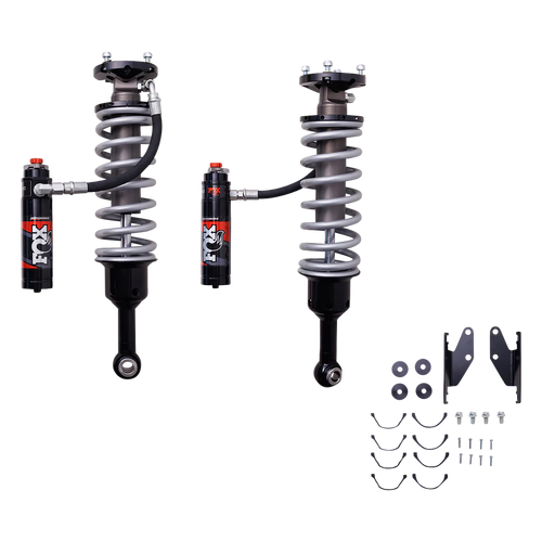 Fox 2.5 Performance Elite Series Coilover Reservoir Shock Adjustable (Pair), 0 - 2 INCH Lift - Suits Toyota Landcruiser 300 Series 2021 On