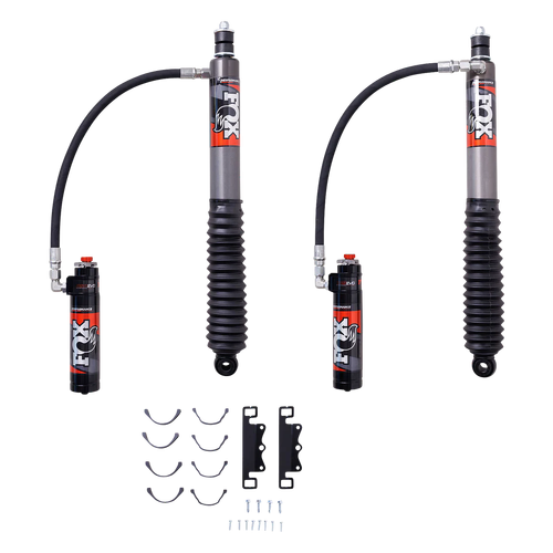 Fox 2.5 Performance Elite Series Reservoir Rear Shock Adjustable (Pair), 0 - 1.5 INCH Lift. HEAVY DUTY - Suits Toyota Landcruiser 300 Series 2021 On