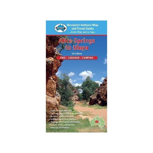 Alice Springs to Uluru Map