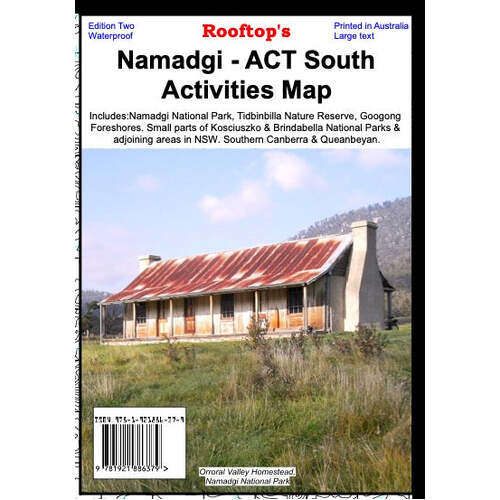 Namadgi - ACT South Activities Map