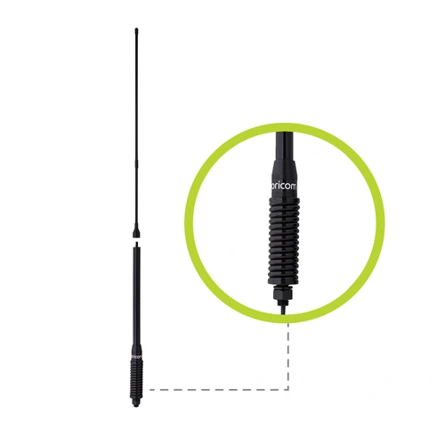 Oricom ANU1100 2-in-1 All-Terrain UHF CB Antenna for low/high gain (3dbi/6.5dbi)