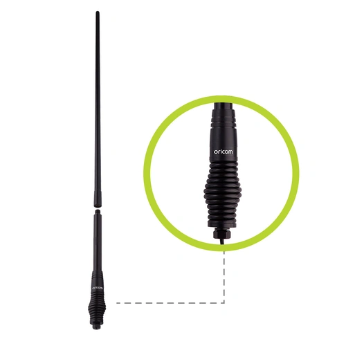 Oricom ANU1200 2-in-1 All-Terrain UHF CB Antenna for low/high gain (3dbi/6.5dbi)