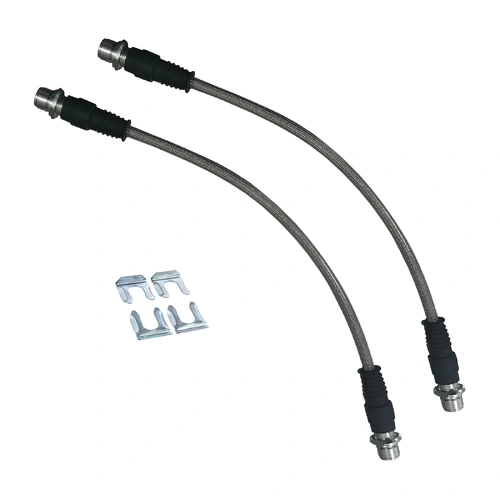 All Terrain Industries Extended Braided Front Brake Lines - Suits Toyota Hilux N70/N80 2005-2026