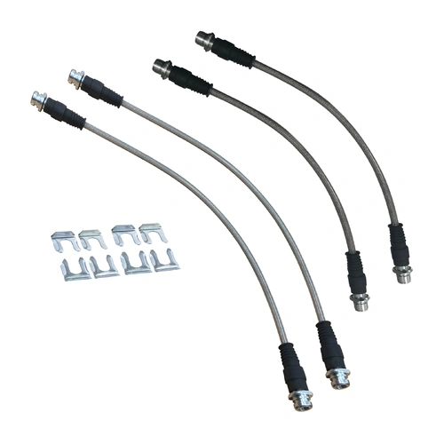 All Terrain Industries Extended Braided Brake Line Kit - Suits Toyota Hilux N70/N80 2005-2026