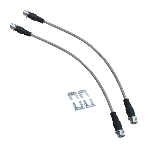 All Terrain Industries Extended Braided Rear Brake Lines - Suits Toyota Hilux N70/N80 2005-2026