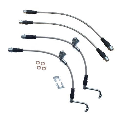 All Terrain Industries Extended Braided Brake Line Kit - Holden Colorado