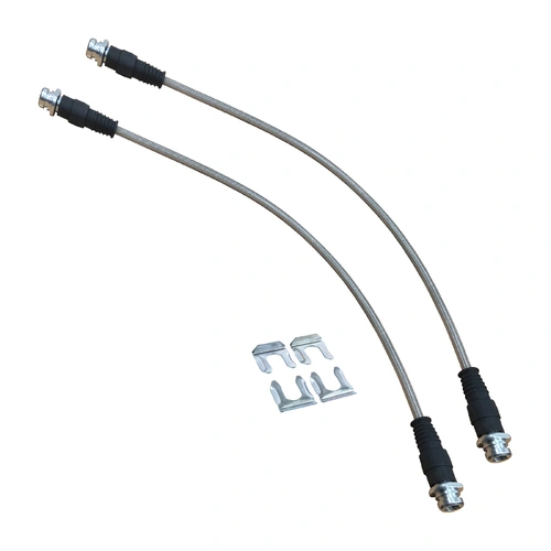 All Terrain Industries Extended Braided Rear Brake Lines - Nissan Navara