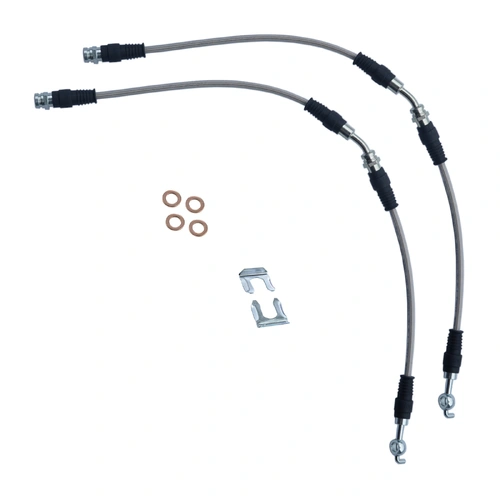 All Terrain Industries Extended Braided Front Brake Lines - Ford Ranger 2011-2022