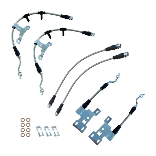 All Terrain Industries Extended Braided Brake Line Kit - Ford Ranger 2022-on