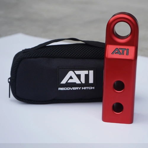 All Terrain Industries Alloy Recovery Hitch - Red