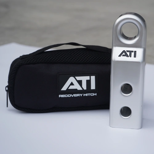 All Terrain Industries Alloy Recovery Hitch - Silver