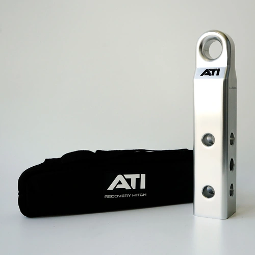 All Terrain Industries Extended Alloy Recovery Hitch - Silver