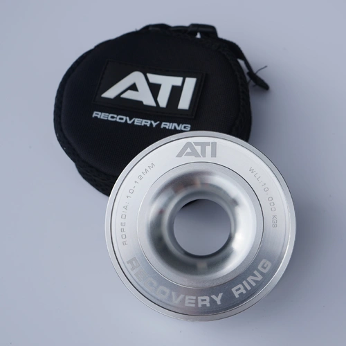 All Terrain Industries Alloy Recovery Ring - 10,000KG - Silver
