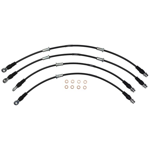 APC Core Braided Brake Hose Kit - Mitsubishi Pajero NS,NT V88W ,V87W 2Door SUV