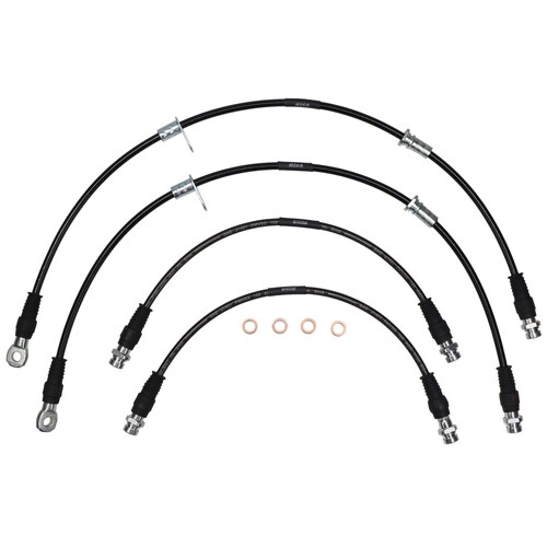 APC Core Braided Brake Hose Kit - Mitsubishi Triton ML 3/2006-11/2008