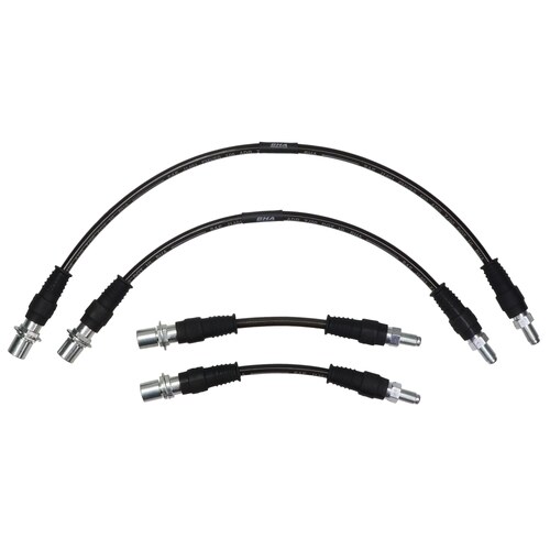 APC Core Braided Brake Hose Kit - Suits Toyota Landcruiser FZH73 1/1990 ON