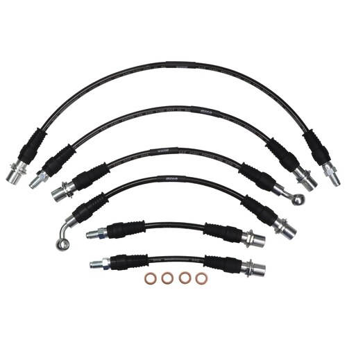 APC Core Braided Brake Hose Kit - Suits Toyota Landcruiser HZJ70,HZJ73,HZJ75