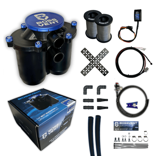 Bossvent Supermax Universal 19mm (3/4_) Oil Catch Can Kit