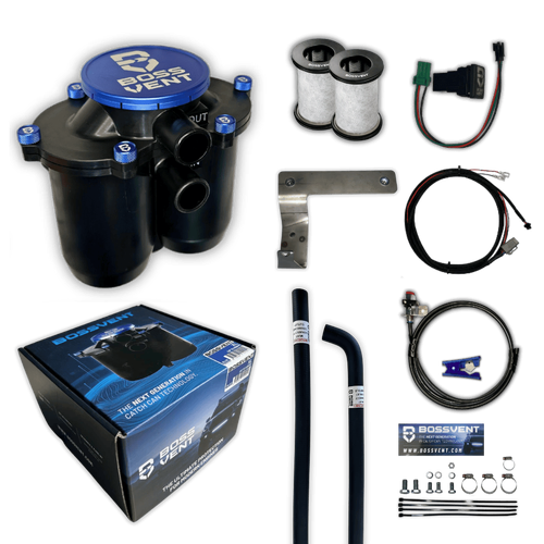 Bossvent Oil Catch Can Kit Drivers Side - Suits Toyota 200 Series Landcruiser 2007-2021 4.5L VDJ 200 Turbo Diesel