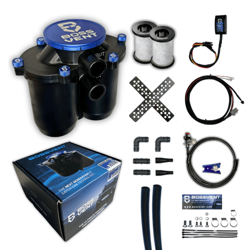 Bossvent XL Universal 19mm (3/4_) Oil Catch Can Kit
