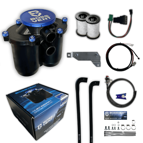 Bossvent Oil Catch Can Kit - Gmc Sierra/Chevy Silverado 2500HD 2024 LTZ 6.6Lt